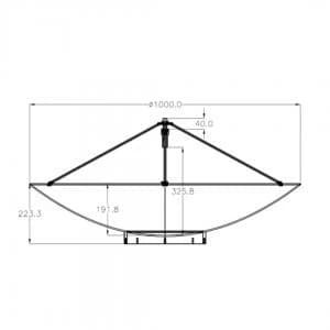 آنتن زمینی باند شبکه عمیق فضایی