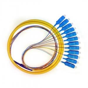 پیگتیل فیبر نوری 12 رشته SC/UPC