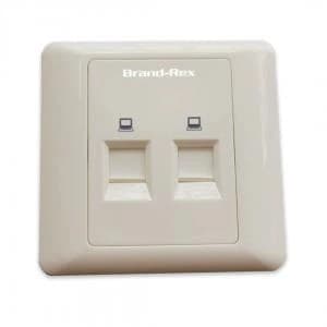 فیس پلیت 2 پورت برندرکس