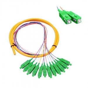 پیگتیل فیبر نوری 12 رشته SC/APC