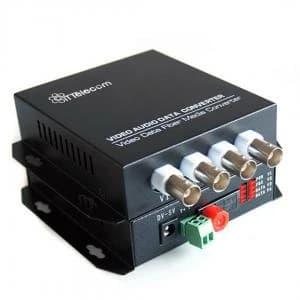 مبدل ویدیو به فیبر نوری 4 کانال تصویر آنالوگ