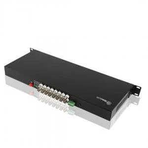 مبدل ویدیو به فیبر نوری 16 کانال تصویر آنالوگ