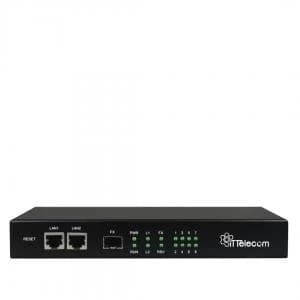 سیستم تلفنی 8 کانال تحت شبکه و فیبر‌ نوری