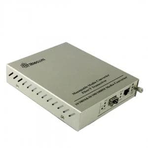 مدیا کانورتر مدیریتی تک پورت شبکه 10/100/1000